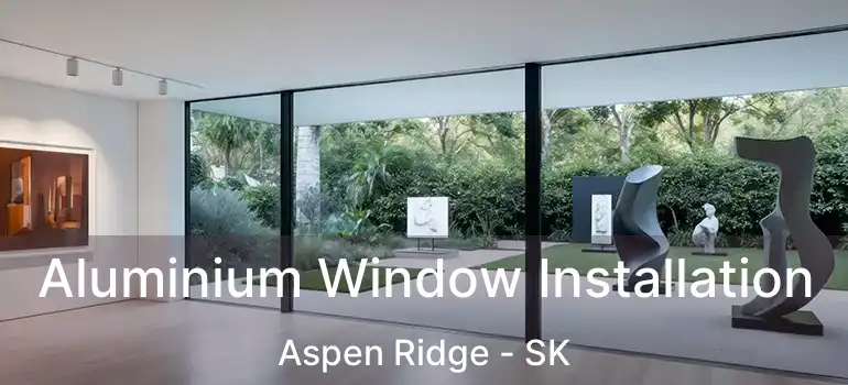  Aluminium Window Installation Aspen Ridge - SK