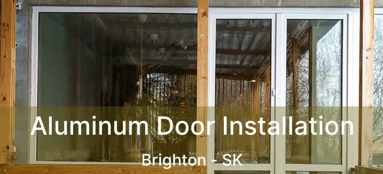  Aluminum Door Installation Brighton - SK