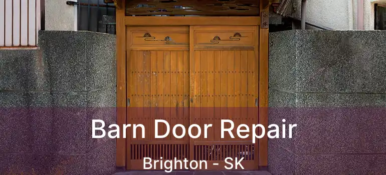  Barn Door Repair Brighton - SK