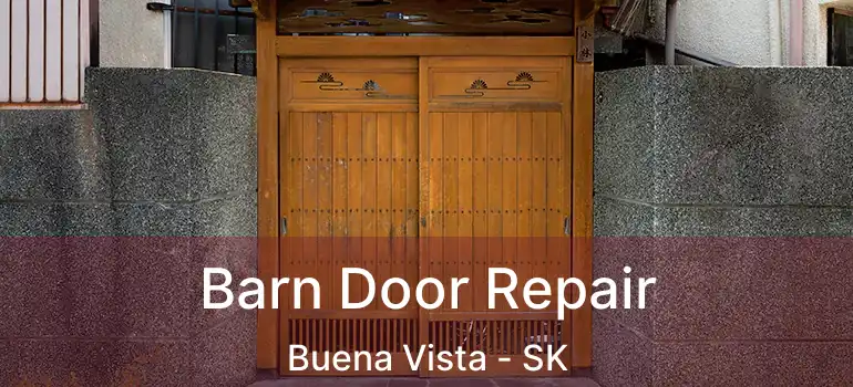  Barn Door Repair Buena Vista - SK