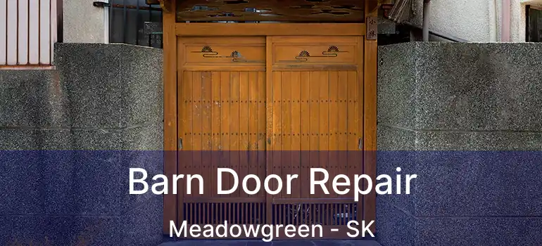  Barn Door Repair Meadowgreen - SK