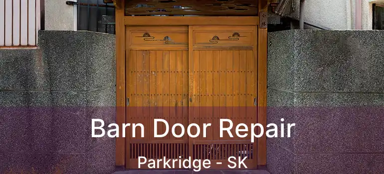  Barn Door Repair Parkridge - SK