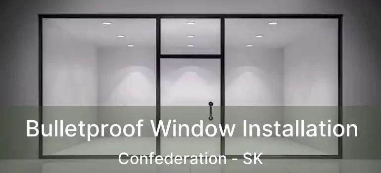  Bulletproof Window Installation Confederation - SK