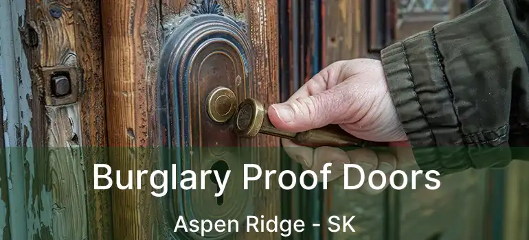  Burglary Proof Doors Aspen Ridge - SK