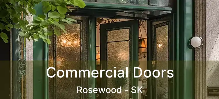  Commercial Doors Rosewood - SK