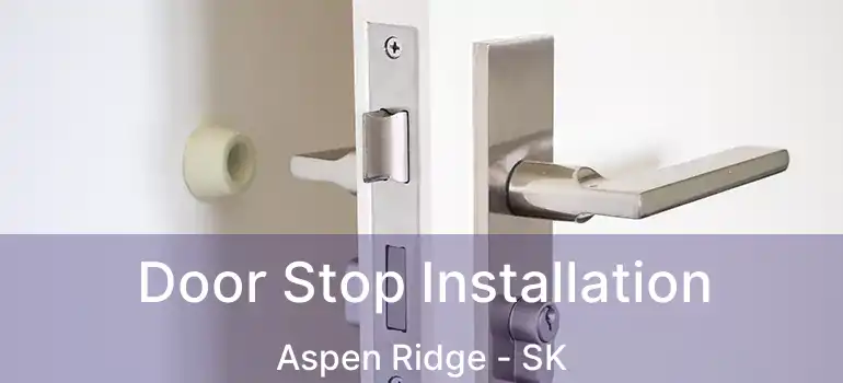  Door Stop Installation Aspen Ridge - SK