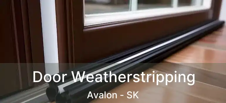  Door Weatherstripping Avalon - SK