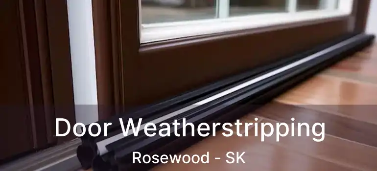  Door Weatherstripping Rosewood - SK