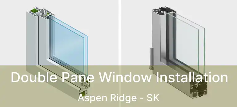  Double Pane Window Installation Aspen Ridge - SK