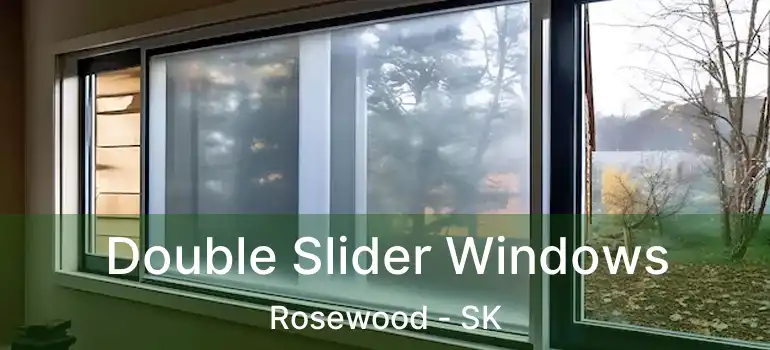  Double Slider Windows Rosewood - SK