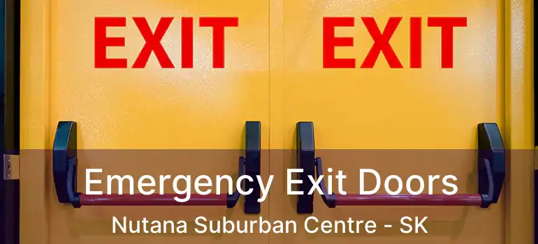  Emergency Exit Doors Nutana Suburban Centre - SK