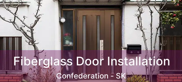  Fiberglass Door Installation Confederation - SK