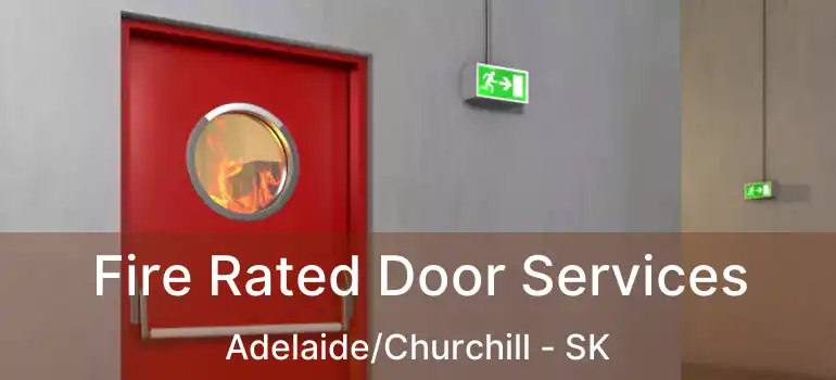  Fire Rated Door Services Adelaide/Churchill - SK