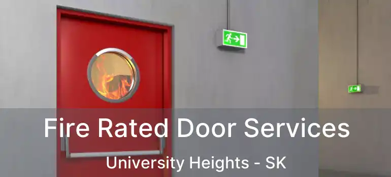  Fire Rated Door Services University Heights - SK