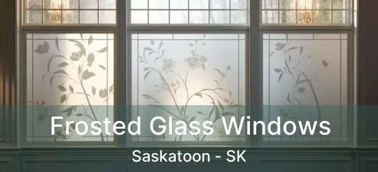  Frosted Glass Windows Saskatoon - SK