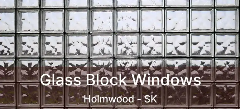  Glass Block Windows Holmwood - SK