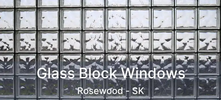  Glass Block Windows Rosewood - SK