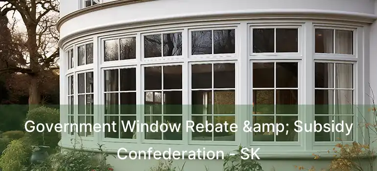  Government Window Rebate & Subsidy Confederation - SK