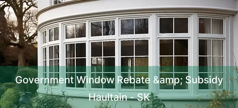  Government Window Rebate & Subsidy Haultain - SK