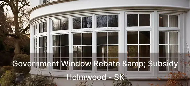  Government Window Rebate & Subsidy Holmwood - SK