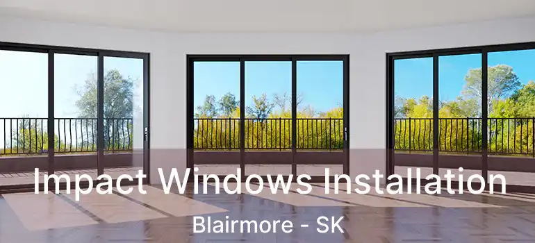  Impact Windows Installation Blairmore - SK