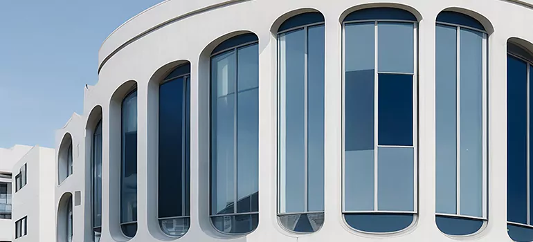 Geometric Window Curtains in Nutana Park, SK