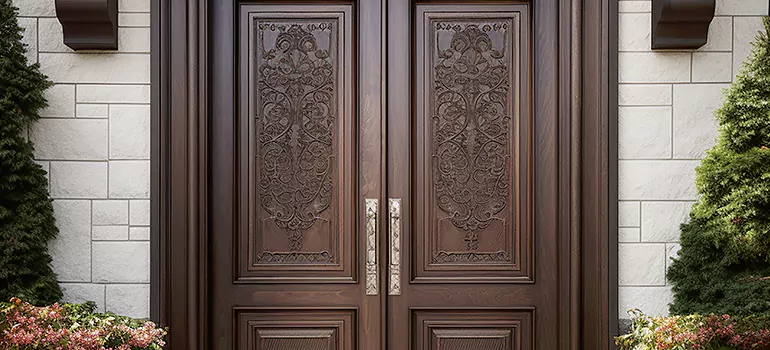 Double Front Doors in Brevoort Park, SK