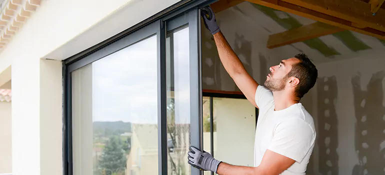 New Screen Door Installation in Exhibition, SK