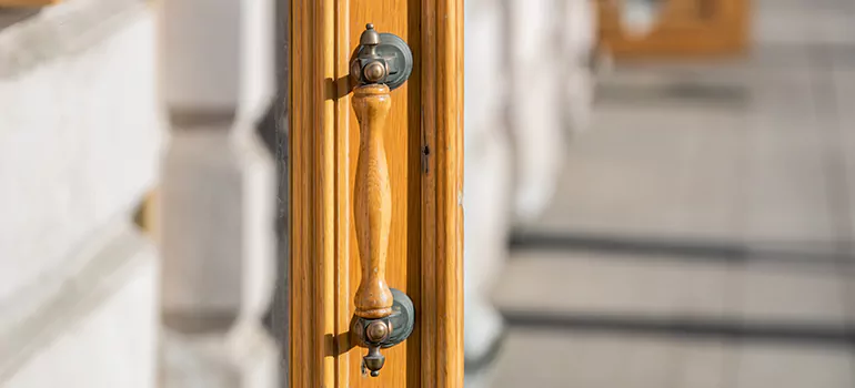 Wooden Pull Bar Installation in Nutana, Saskatchewan