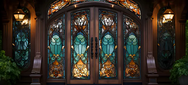 Wrought Iron Storm Door in Greystone Heights, SK