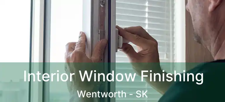  Interior Window Finishing Wentworth - SK