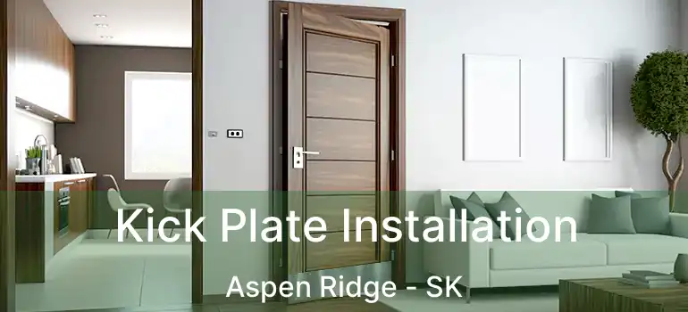  Kick Plate Installation Aspen Ridge - SK