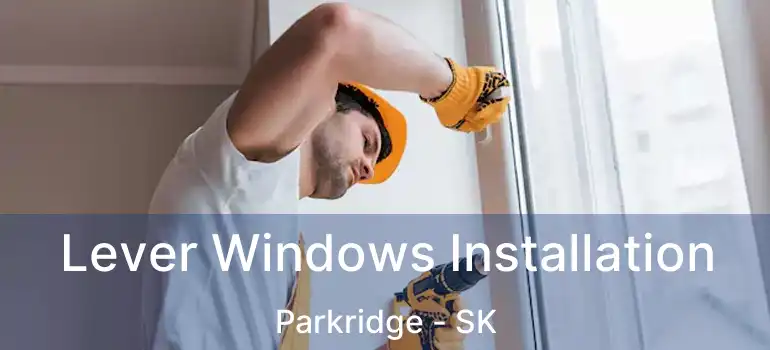  Lever Windows Installation Parkridge - SK