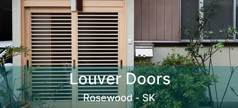  Louver Doors Rosewood - SK