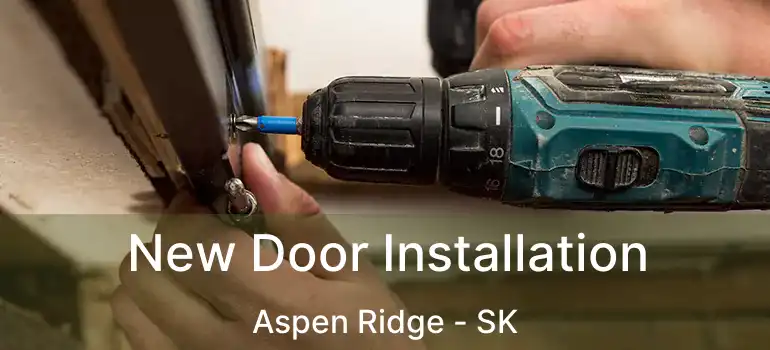  New Door Installation Aspen Ridge - SK