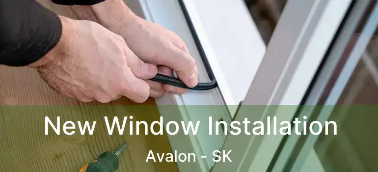  New Window Installation Avalon - SK