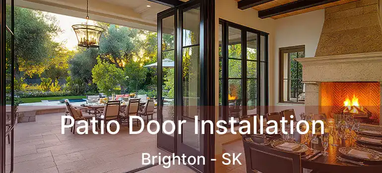  Patio Door Installation Brighton - SK