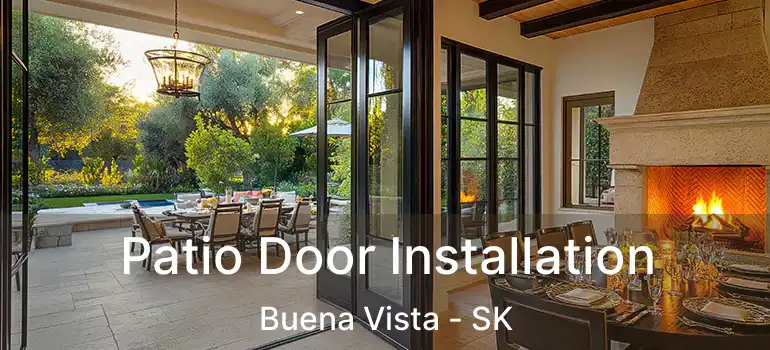  Patio Door Installation Buena Vista - SK