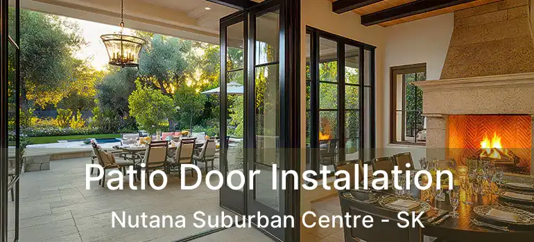  Patio Door Installation Nutana Suburban Centre - SK