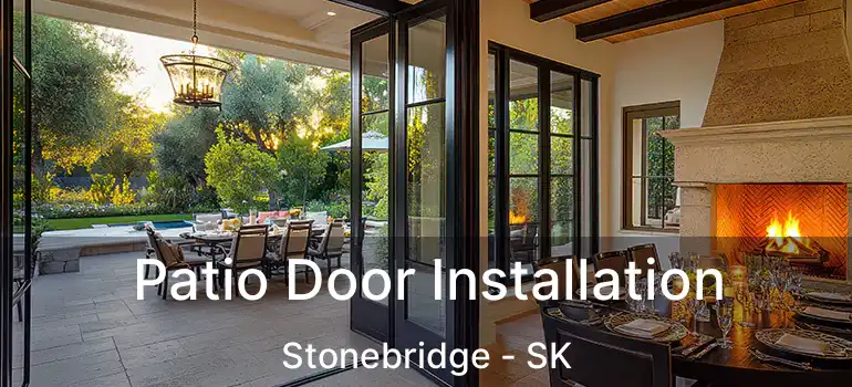  Patio Door Installation Stonebridge - SK