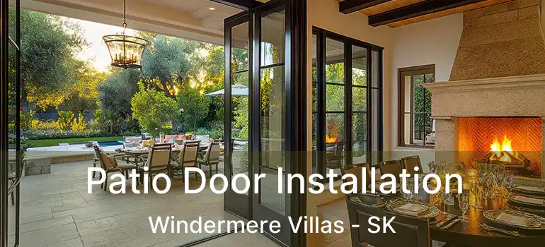  Patio Door Installation Windermere Villas - SK