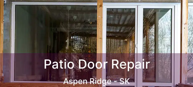  Patio Door Repair Aspen Ridge - SK