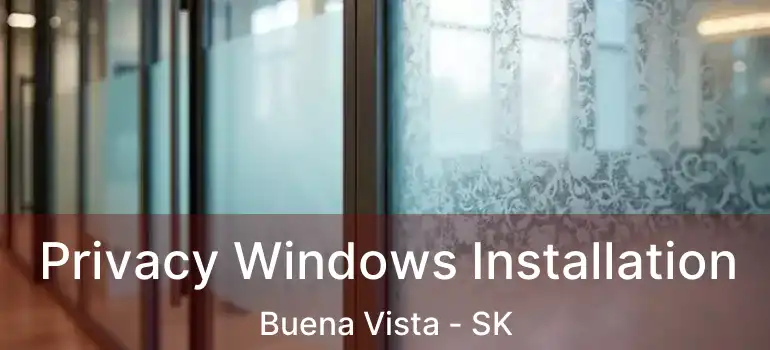  Privacy Windows Installation Buena Vista - SK