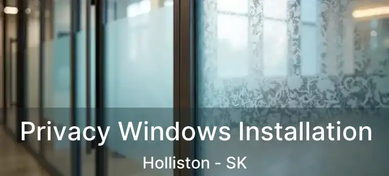  Privacy Windows Installation Holliston - SK