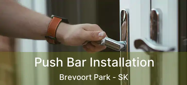  Push Bar Installation Brevoort Park - SK