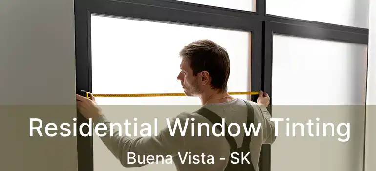  Residential Window Tinting Buena Vista - SK