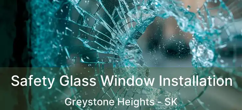  Safety Glass Window Installation Greystone Heights - SK