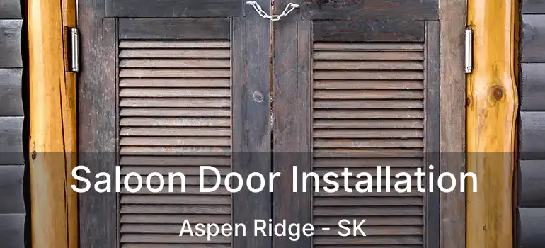  Saloon Door Installation Aspen Ridge - SK