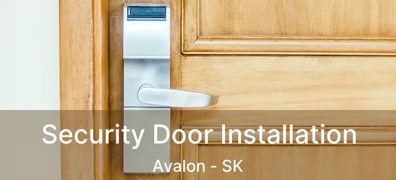  Security Door Installation Avalon - SK