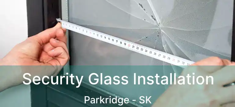  Security Glass Installation Parkridge - SK